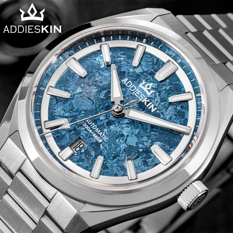 Japan Lifestyle - ADDIESKIN K006 Blue Crystallized Titanium Dial