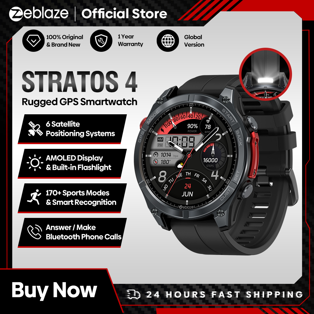 Japan Lifestyle - NEW Zeblaze Stratos 4 GPS Smart