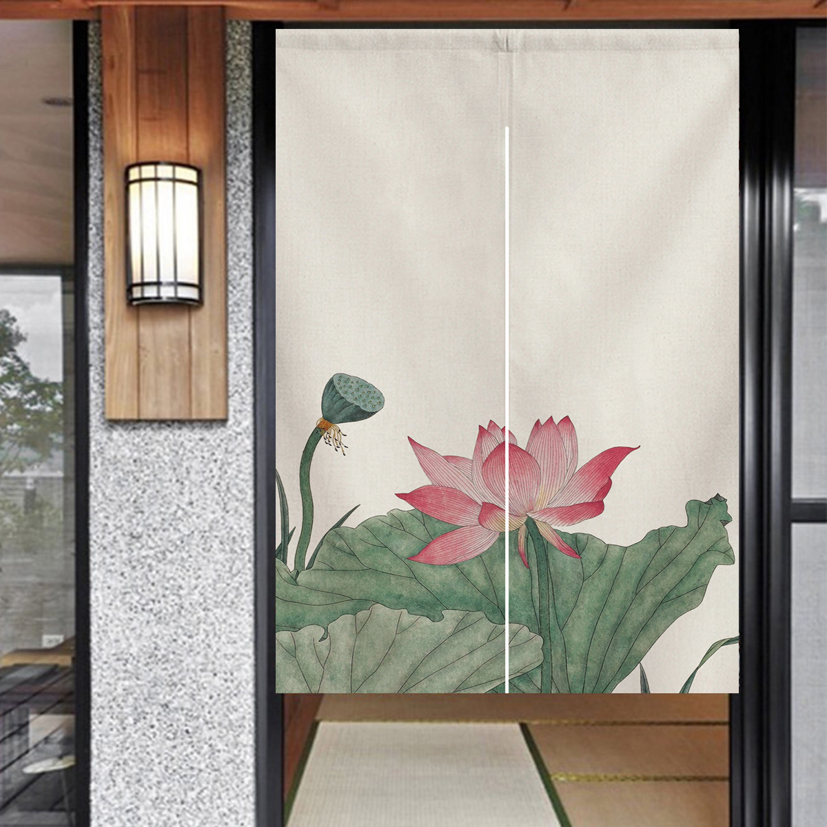 Noren Curtain Doorway - Ofat Home Japanese Noren Curtain Design