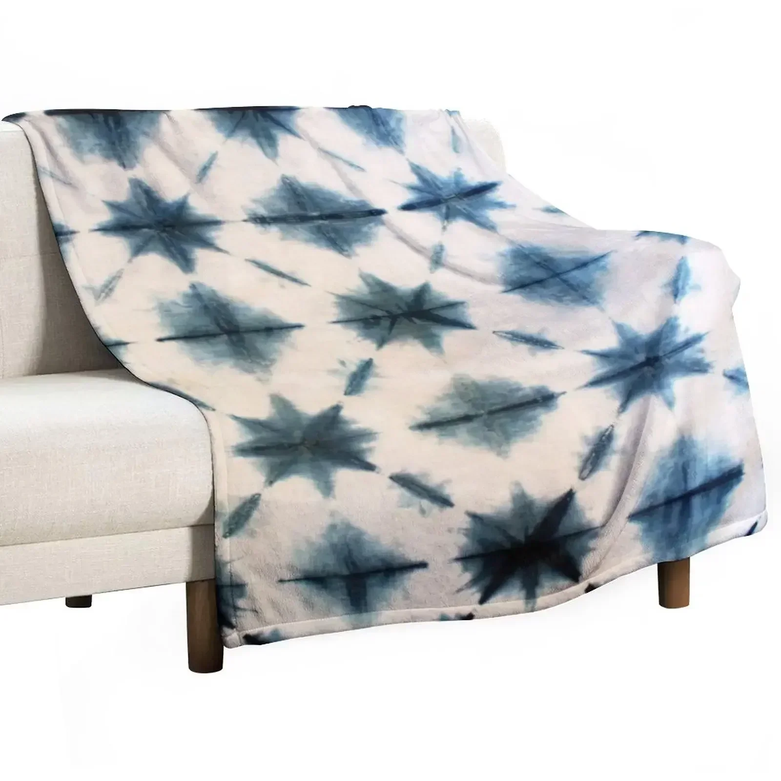Shibori Tie Dye, Indigo Throw  – Shibori Tie Dye recenzja i cena