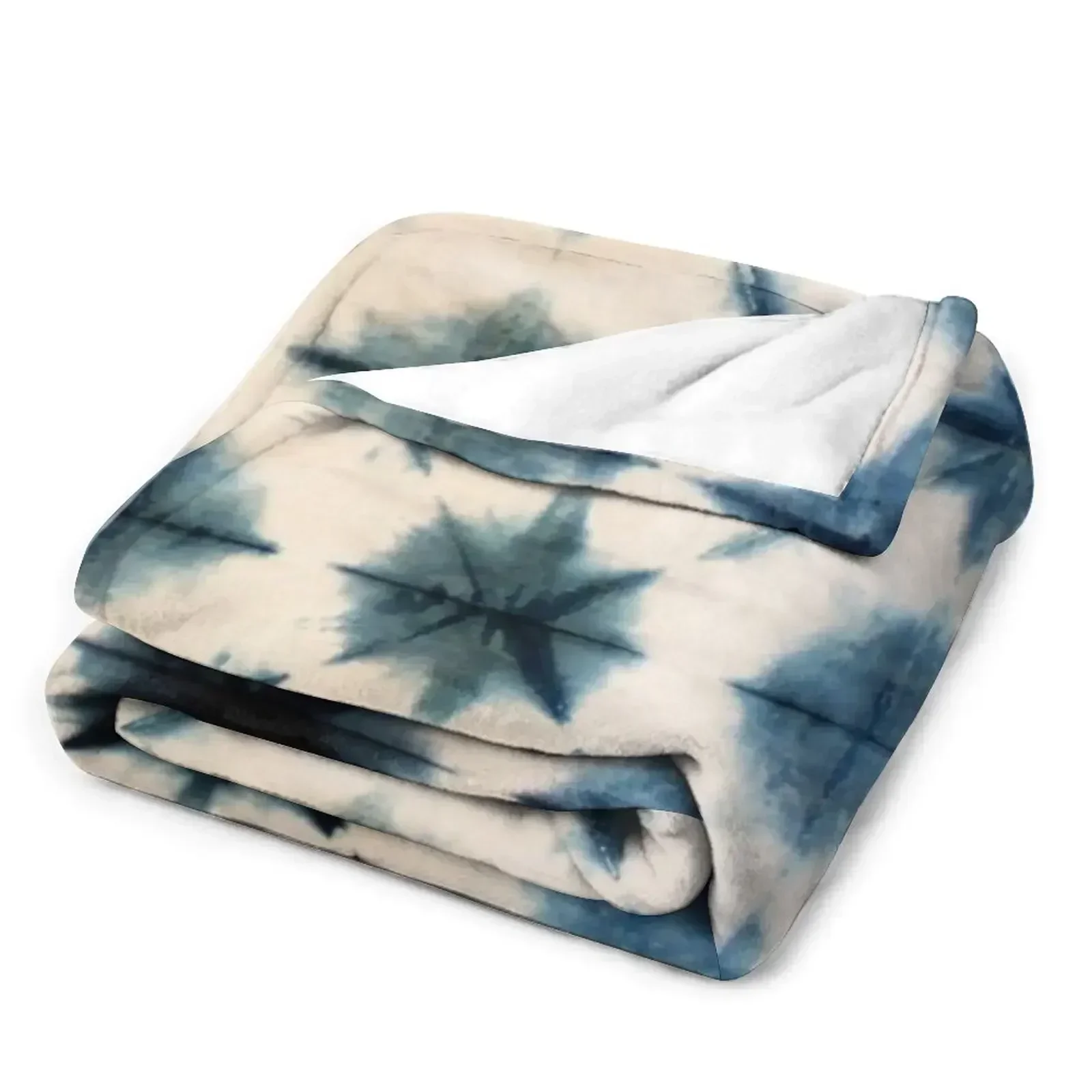 Shibori Tie Dye, Indigo Throw  – Shibori Tie Dye recenzja i cena