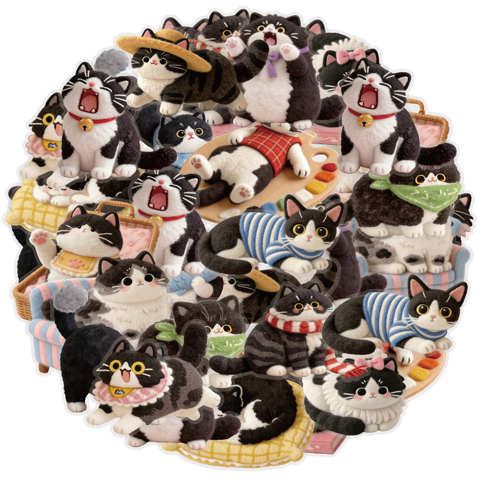 Etori Life 15Pcs Cute Felt-Sty – Japanese Lifestyle Japanese recenzja i cena