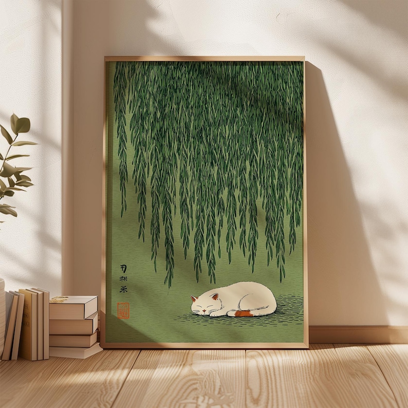 1pc Japanese Cat Under Willow  – Japanese Lifestyle recenzja i cena