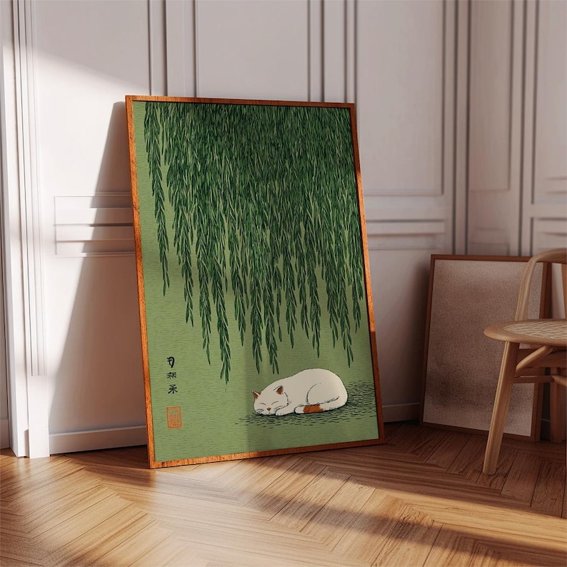1pc Japanese Cat Under Willow  – Japanese Lifestyle recenzja i cena