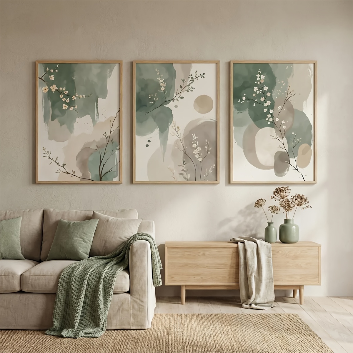 3pcs Japanese-Style Plant Canv – Japanese Lifestyle recenzja i cena