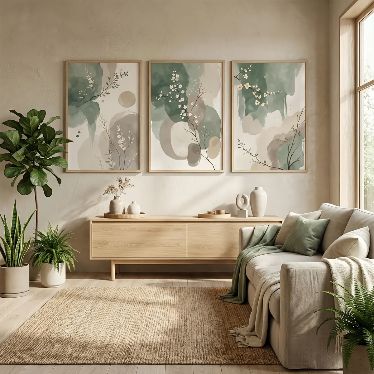 3pcs Japanese-Style Plant Canv – Japanese Lifestyle recenzja i cena