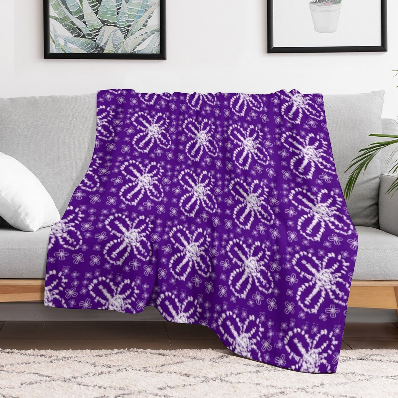 Modern Indigo Tie Dye Floral S – Shibori Tie Dye recenzja i cena