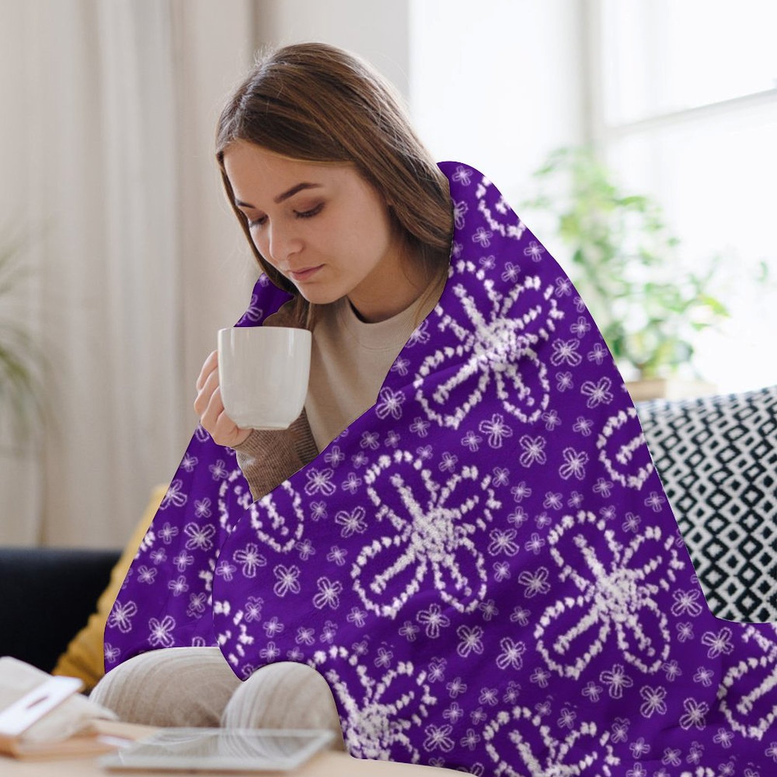 Modern Indigo Tie Dye Floral S – Shibori Tie Dye recenzja i cena