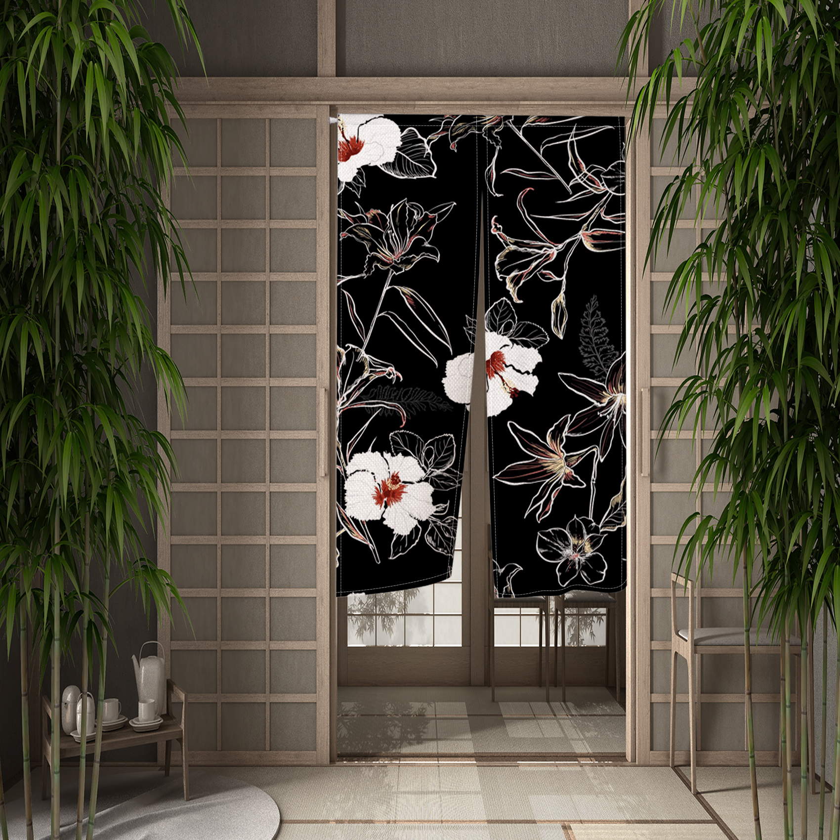 Japanese Luxury Door Curtains  – Noren Curtain Doorway recenzja i cena
