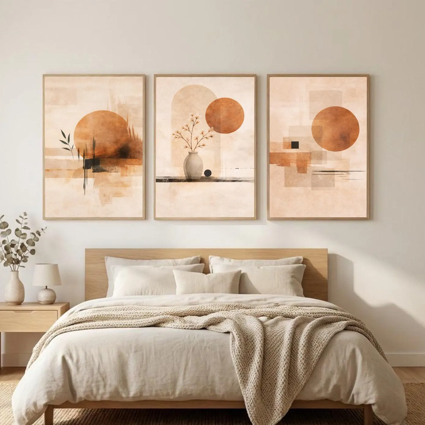 3PCS  Neutral Abstract Sun Pos – Japanese Lifestyle Japanese recenzja i cena