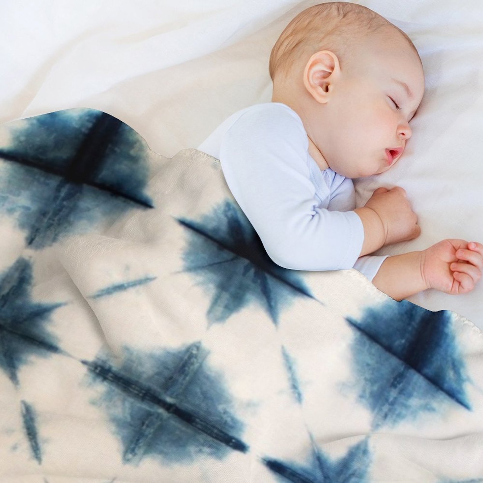 Shibori Tie Dye, Indigo Throw  – Shibori Tie Dye recenzja i cena