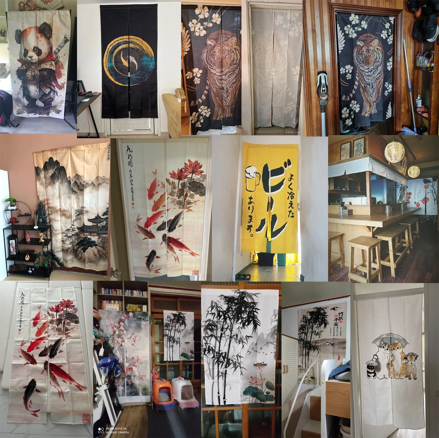Japanese Noren Door Curtain Lu – Noren Curtain Doorway recenzja i cena
