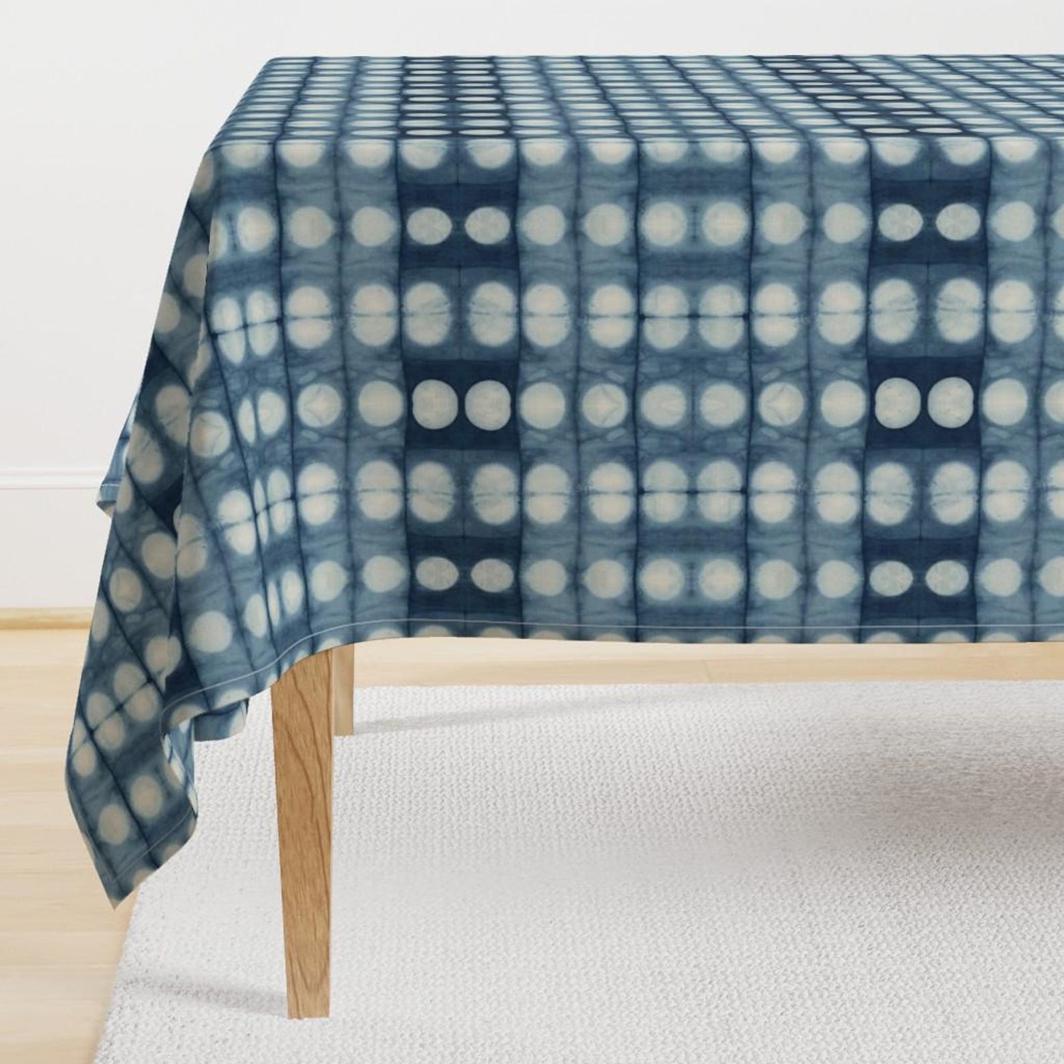 Shibori Circles Tablecloth Des – Shibori Tie Dye recenzja i cena