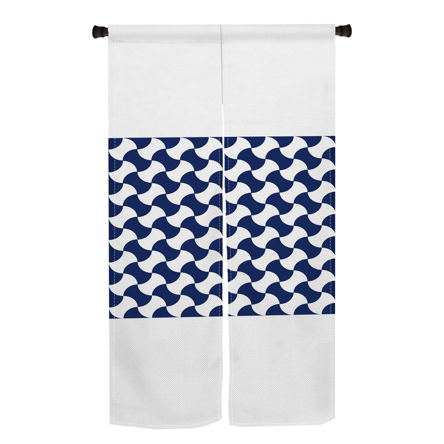 Japanese Linen Noren Blue Whit – Noren Curtain Doorway recenzja i cena
