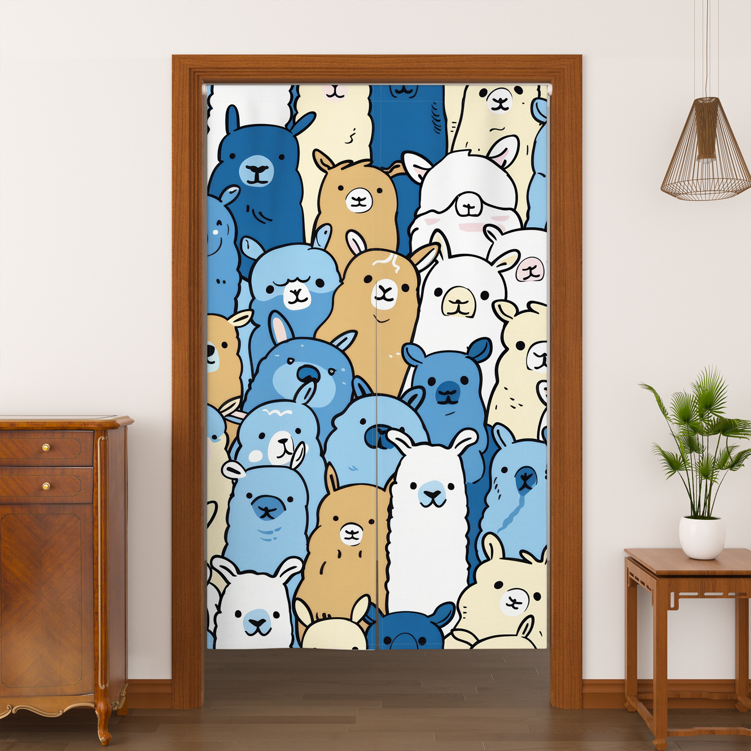 Lovely Cat Japanese Noren Door – Noren Curtain Doorway recenzja i cena