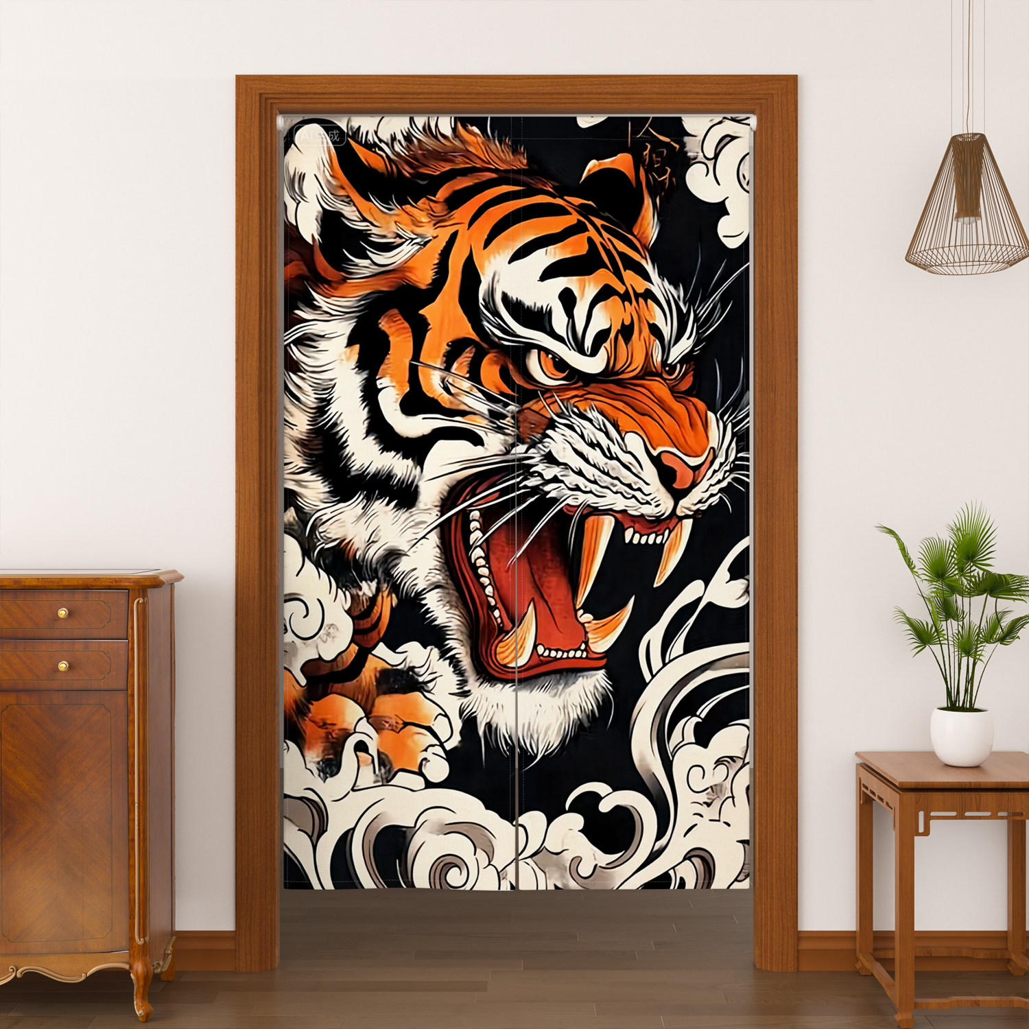 Lovely Cat Japanese Noren Door – Noren Curtain Doorway recenzja i cena