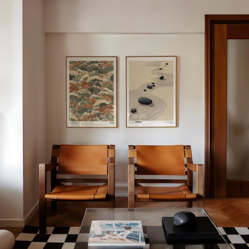 2pcs Japandi Zen Canvas Wall A – Japanese Lifestyle recenzja i cena