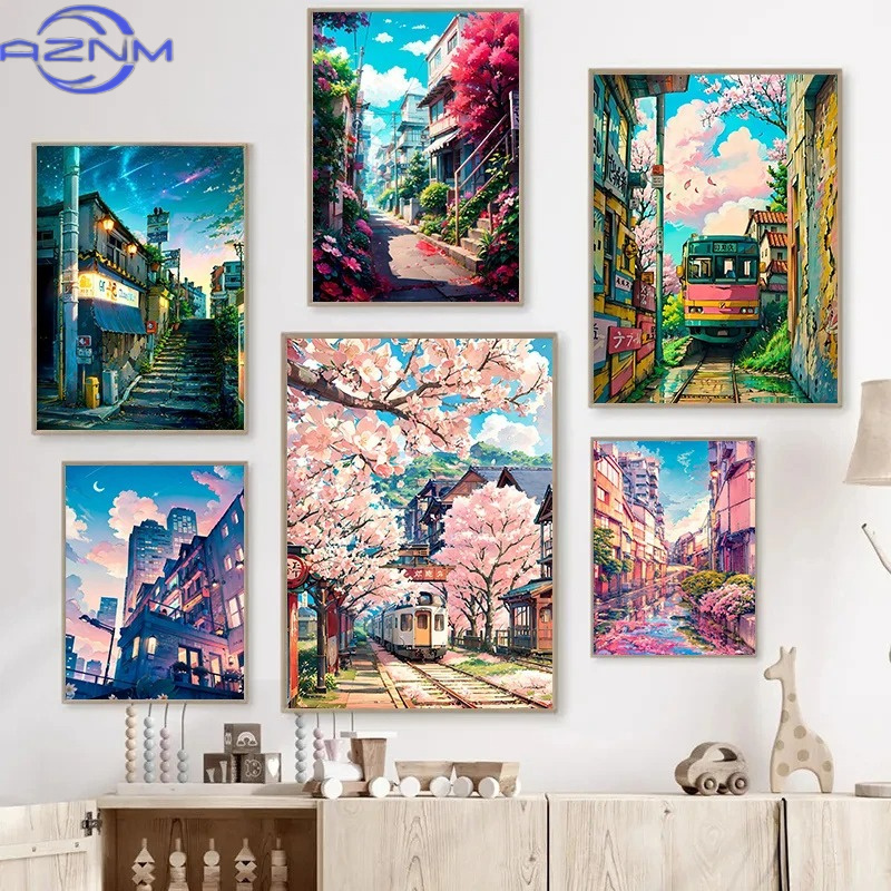 AZNM Japanese Street Scenery C – Japanese Lifestyle Japanese recenzja i cena