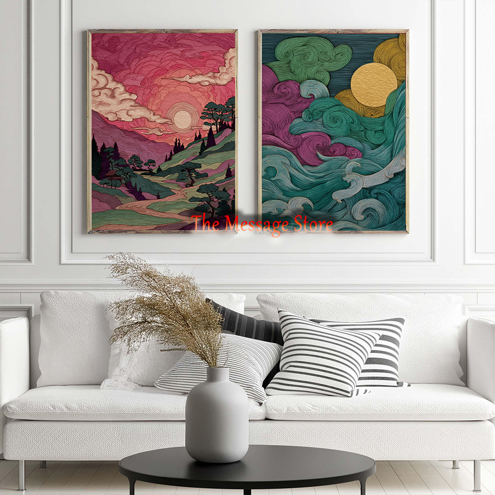 Japanese Landscape Abstract Go – Japanese Lifestyle Japanese recenzja i cena