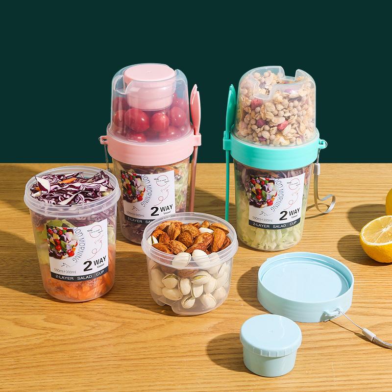 Breakfast Fruit Oat Yogurt Sal – Bento Box Two Tier recenzja i cena