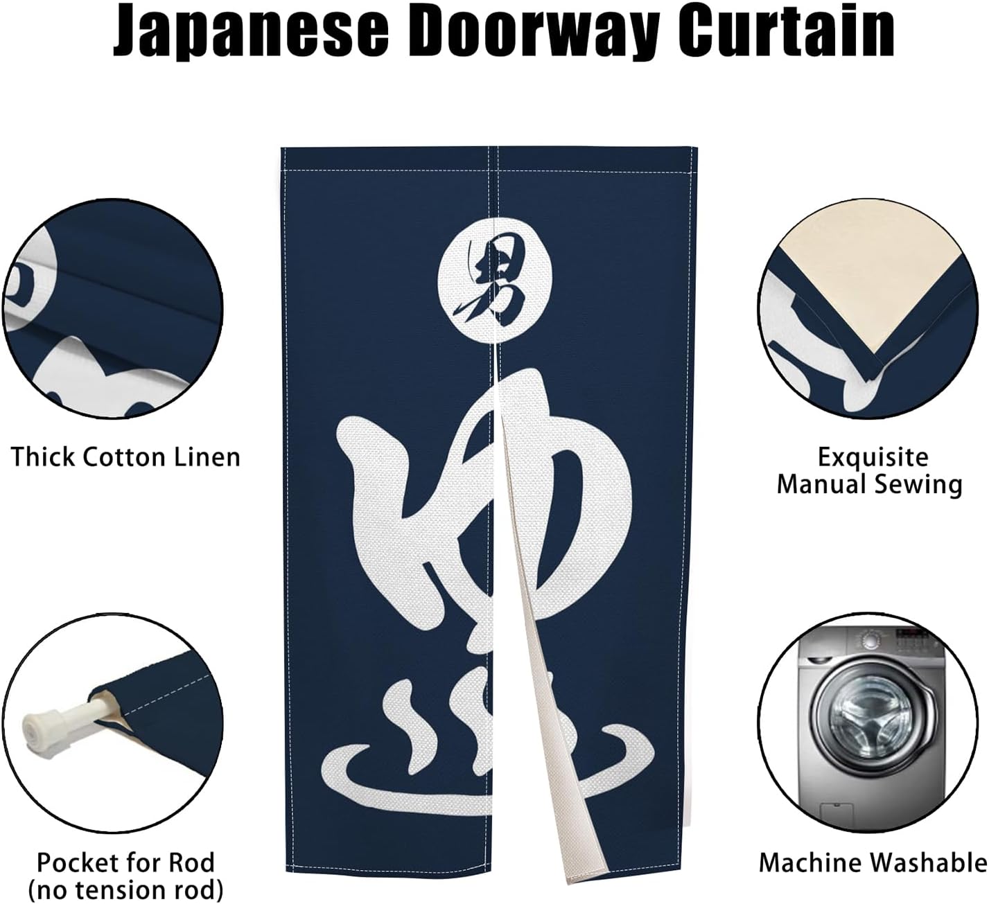 Long Japanese Noren Doorway Cu – Noren Curtain Doorway recenzja i cena