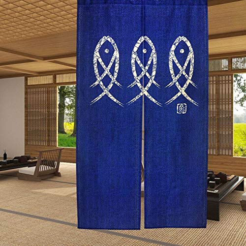 Ancient Character Fish Japanes – Noren Curtain Doorway recenzja i cena
