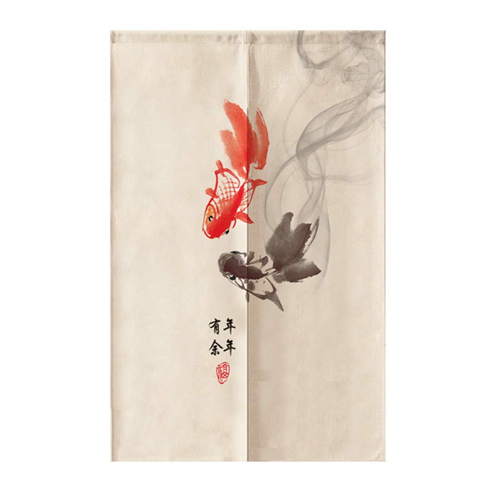 Ancient Character Fish Japanes – Noren Curtain Doorway recenzja i cena